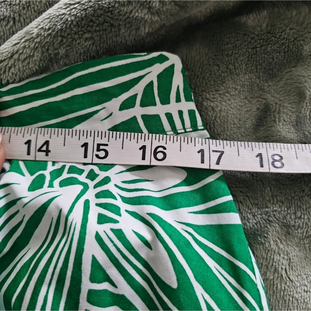 Tabitha Brown Green Floral Women's Skirt Size L - Picture 5 of 7